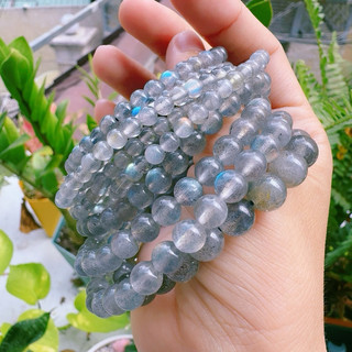 Vòng tay đá Hắc Nguyệt Quang thiên nhiên, đá Labradorite, vòng đá năng lượng