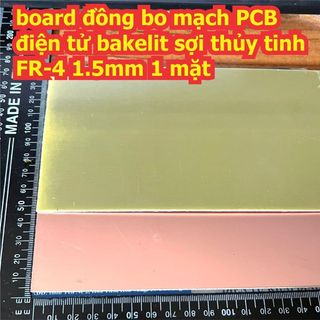 5 cái board đồng bo mạch PCB điện tử bakelit sợi thủy tinh FR-4 1.5mm 1 mặt 7*10cm 10*15cm 10*20cm 15*20cm kde2255