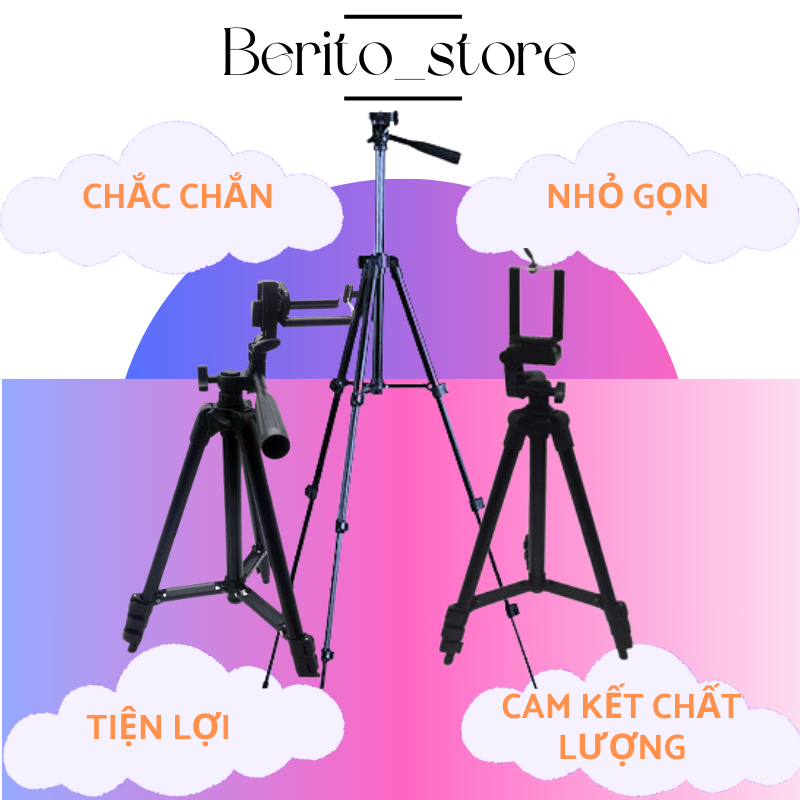 Gậy chụp ảnh Tripod - Gậy chụp ảnh 3 chân / gậy chụp ảnh xoay 360