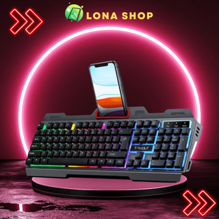 Bàn phím giả cơ chuyên game cao cấp t-wolf t16