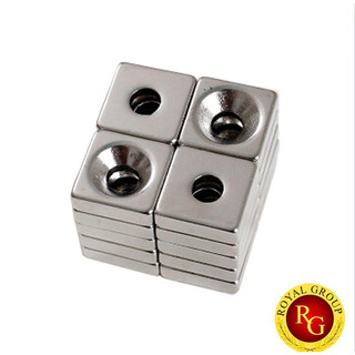 ( TGNC) Nam châm viên đất hiếm 15x15x5 có lỗ
