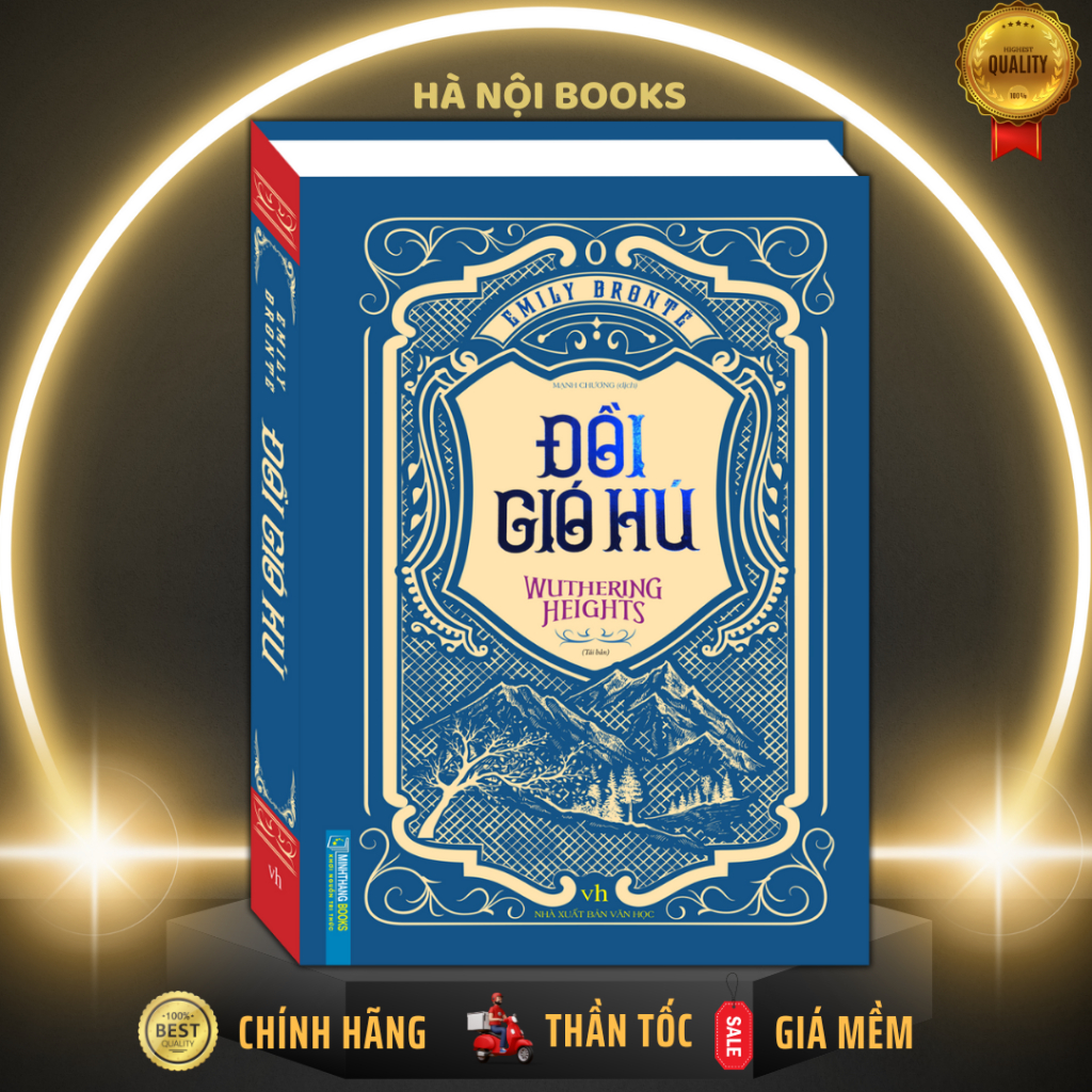Sách - Đồi gió hú (bìa cứng) - tái bản - Emily Bronte - MT
