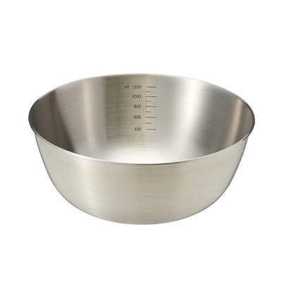Thau Inox Có Vạch Đong M MUJI (19x8cm)