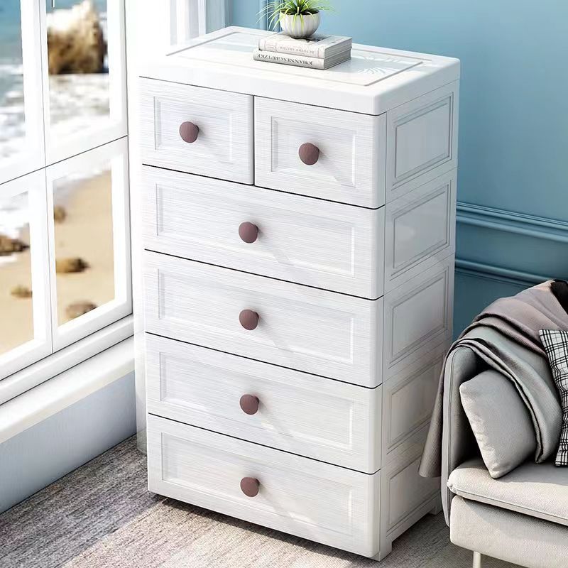 【5 Lớp Tủ bảo quản Tủ đứng kiểu dáng Châu Âu Dung lượng lưu trữ lớn Ăn vặt Sách Đồ chơi Quần áo