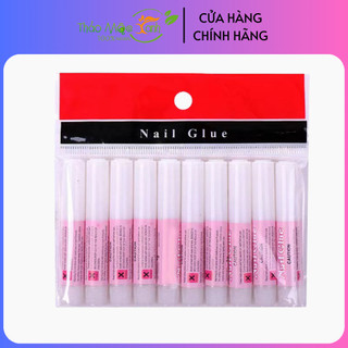 Set 10 chai keo dán móng giả mini ydd bond - keo đính đá nail glue 2g