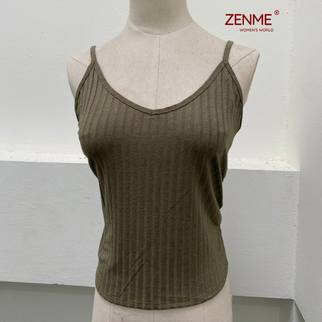 Áo 2 dây sợi bún ôm body chất liệu cotton mềm mại co giãn AHD01, Zen Me Women's World