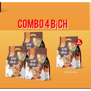Combo 4 Bịch Cà phê sữa đá hòa tan The Coffee House