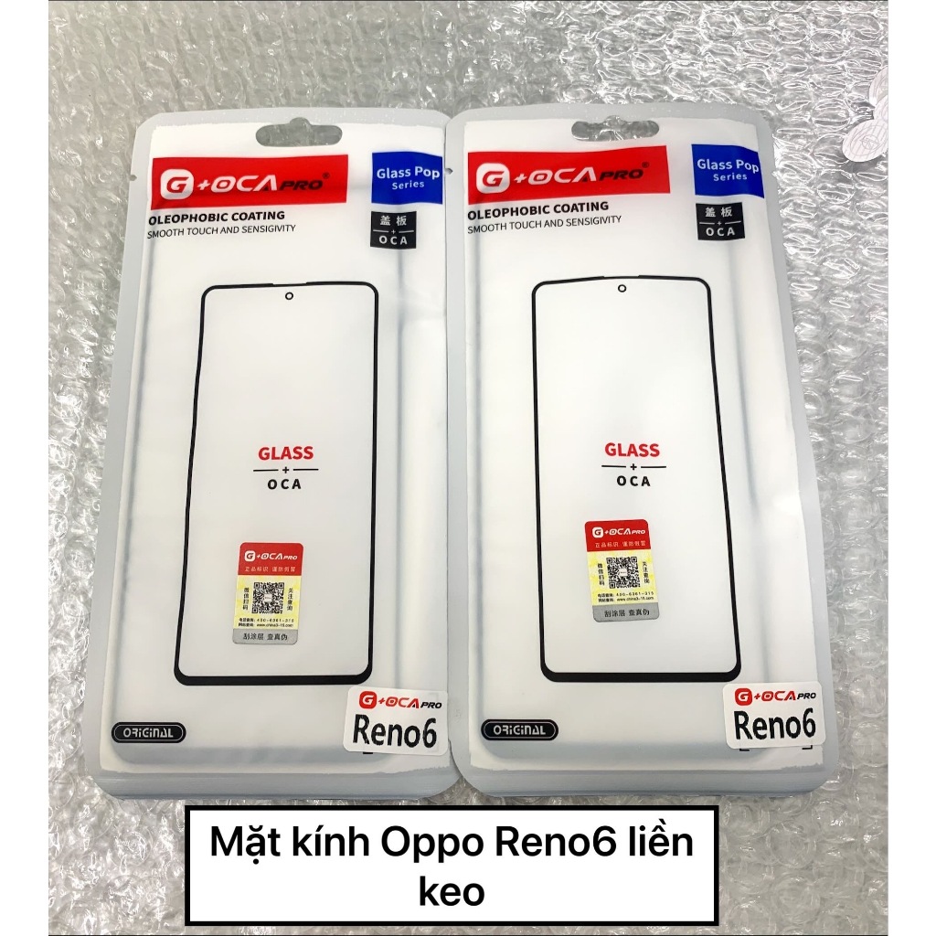 Mặt kính Oppo Reno6, Reno6-5G, Reno6Z, Reno6Z- 5G liền keo