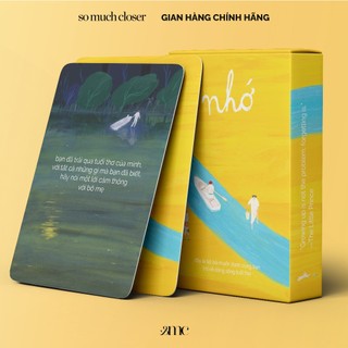 Bộ thẻ bài trò chuyện so much closer NHỚ (WHEN) dành cho việc kết nối thông qua chủ đề Tuổi Thơ
