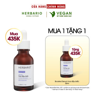 BOOSTED 2% Bakuchiol Serum Hoa Đậu Biếc Herbario 30ml thuần chay
