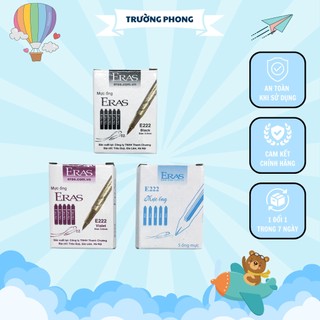 Vỉ ống mực bút máy eras ba màu xanh đen tím e222