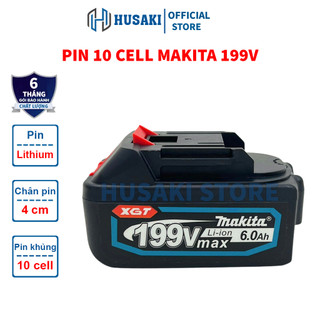 Pin 10 cell MKT 199V dùng cho máy cưa, máy cắt cỏ, máy khoan, máy vít, máy bulong chân pin phổ thông bảo hành 6 tháng