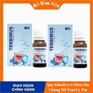 Men 10 chủng tenbimus giảm tiêu chảy, rối loạn tiêu hoá, phân sống, táo bón, trẻ hấp thụ kém