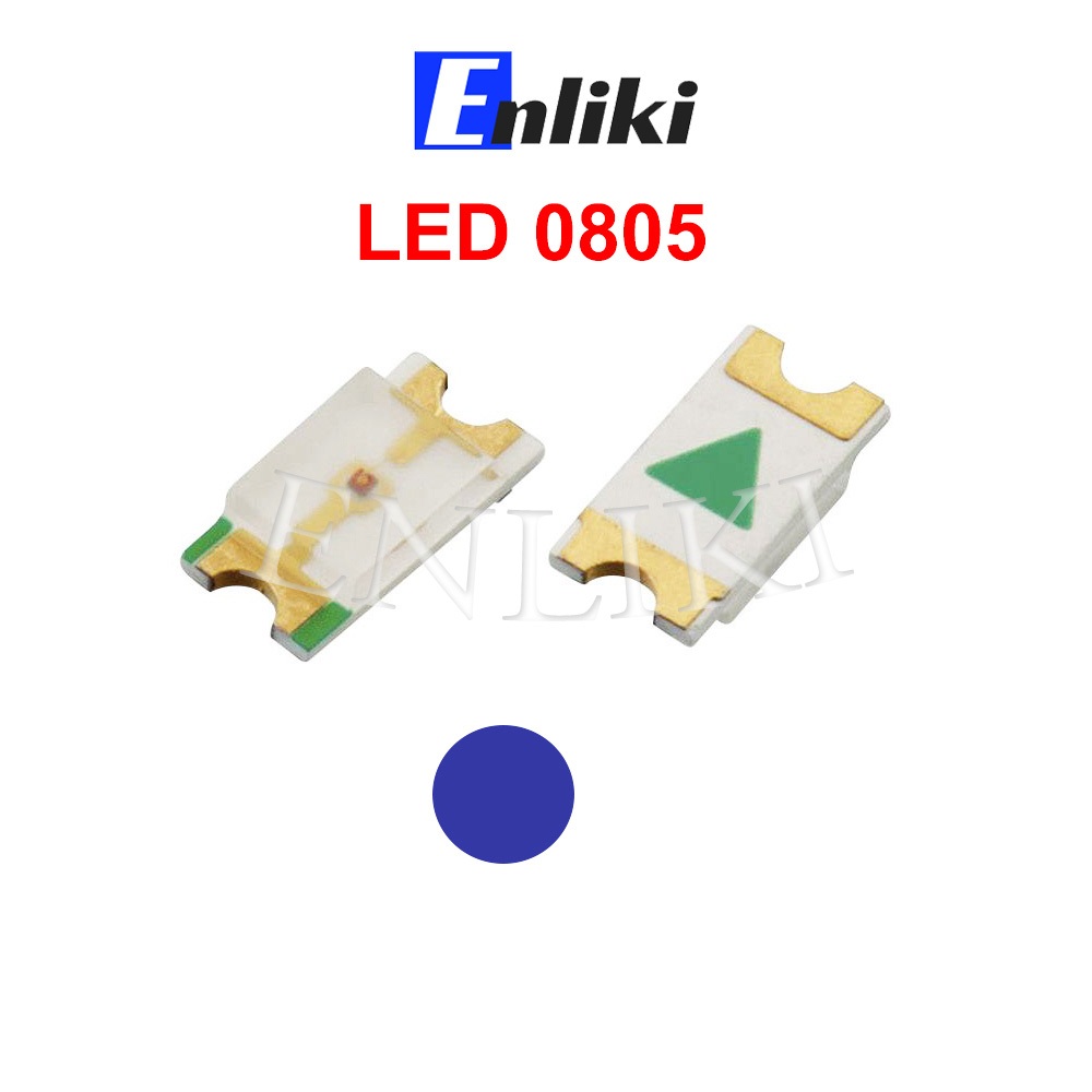 Led dán 0805 màu xanh dương (10 Chiếc)