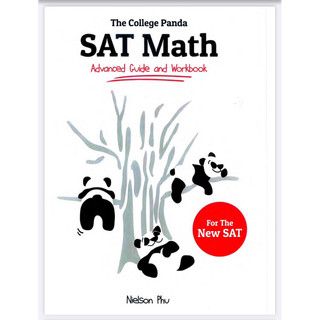 The college Panda SAT math bản photo gáy xoắn không màu