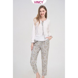 Bộ Đồ Thun Dài Nữ Vincy BTD071W21