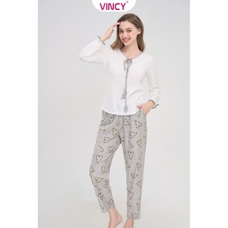 Bộ Đồ Thun Dài Nữ Vincy BTD071W21