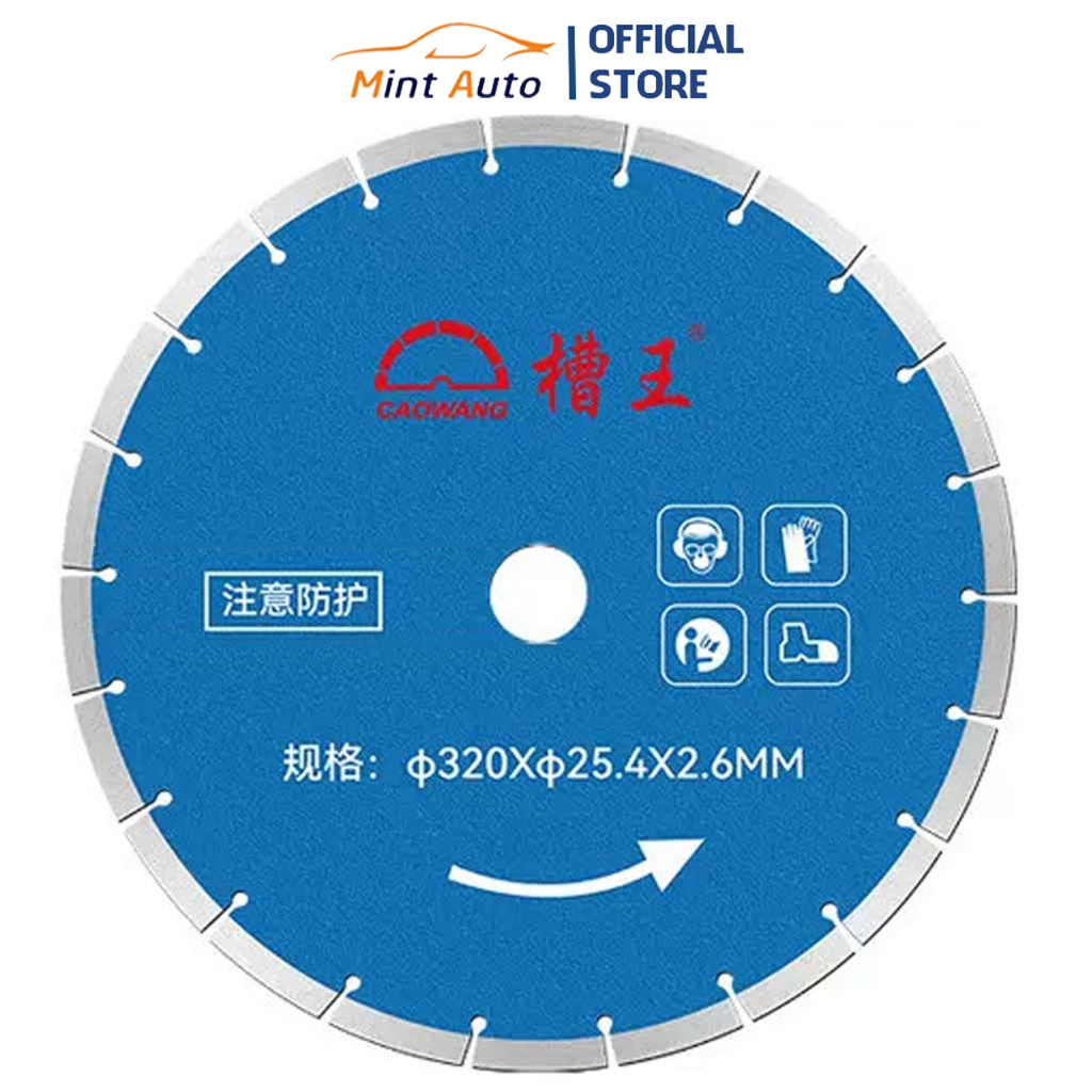 Lưỡi cắt rãnh tường Caowang 320mm dùng cho máy cắt rãnh tường SE3201 - Độ bền và hiệu quả sử dụng ca