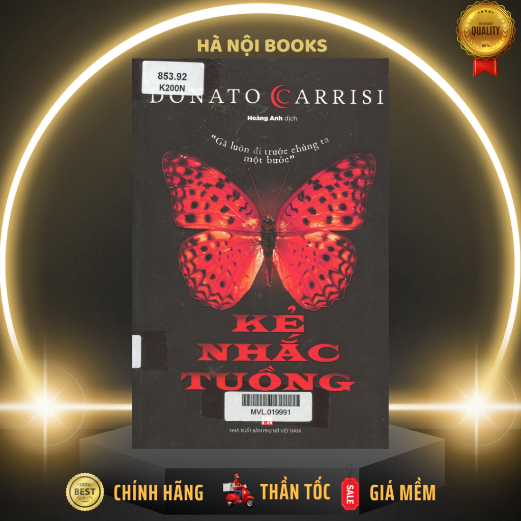 Sách - Tiểu Thuyết Trinh Thám - Kẻ Nhắc Tuồng - Donato Carrisi - NXB Phụ Nữ