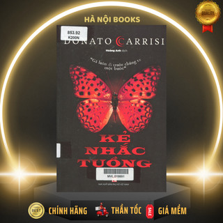 Sách - tiểu thuyết trinh thám - kẻ nhắc tuồng - donato carrisi - nxb phụ nữ
