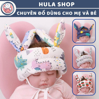 Mũ bảo vệ đầu cho bé 9BABY tập đi, tập bò chống va đập mạnh có quai dán siêu dính