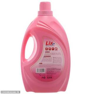 Nước xả vải LIX soft hương hoa hồng 3.6 lít