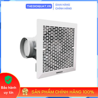 Quạt hút âm trần Nanoco NCV2020-C có ống thông gió - Hàng chính hãng