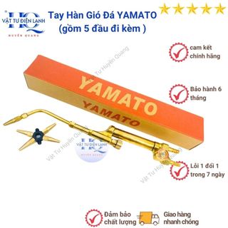 Tay hàn cắt yamato - đèn khò gió đá - mỏ hàn gió đá - tay hàn khò loại xịn có có 5 bép