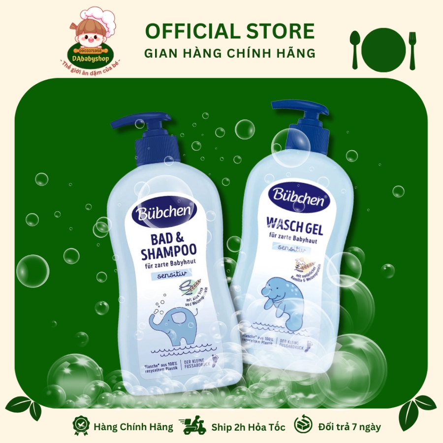 BUBCHEN - Sữa Tắm Sơ Sinh Bubchen Wasch Gel 400ml
