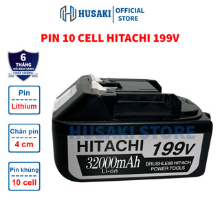 Pin 10 cell HTC 199V chân phổ thông pin máy khoan, máy cưa, máy siết bulong, bắn vít dung lượng cao bảo hành 6 tháng