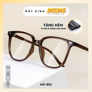  Mắt kính giả cận thời trang nam nữ chống ánh sáng xanh UV dễ thương năng động gọng kính cao cấp Mắt Kính MEME 1812 