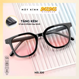 Mắt kính mát nữ nam thời trang đẹp dễ thương năng động gọng kính cao cấp má hồng Mắt Kính MEME 320