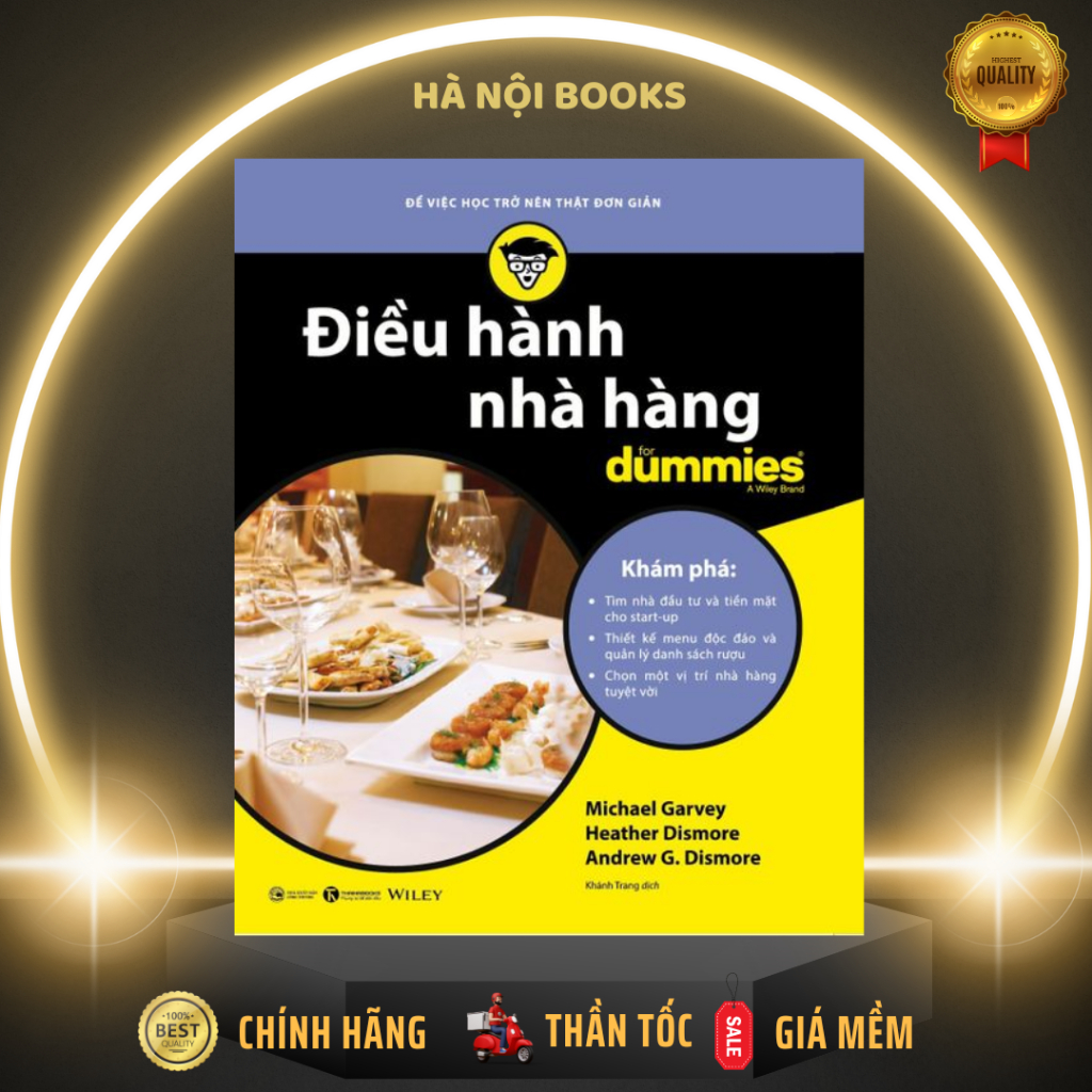 Sách - Điều Hành Nhà Hàng For Dummies - Thái Hà