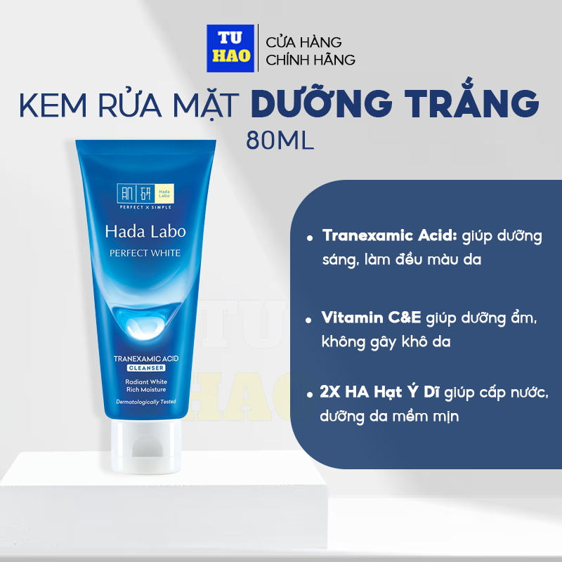 Sữa rửa mặt Hada Labo dưỡng ẩm, dưỡng trắng  80g - Từ Hảo | BigBuy360 - bigbuy360.vn