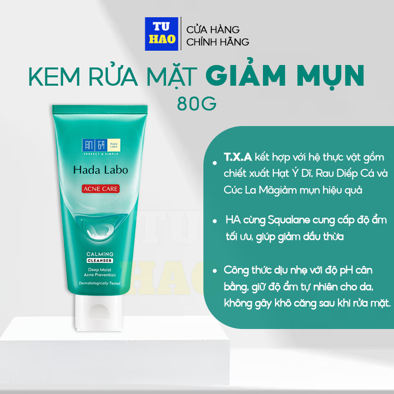 Sữa rửa mặt Hada Labo dưỡng ẩm, dưỡng trắng  80g - Từ Hảo | BigBuy360 - bigbuy360.vn
