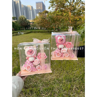 Combo 5 hộp mika chữ nhật size bé