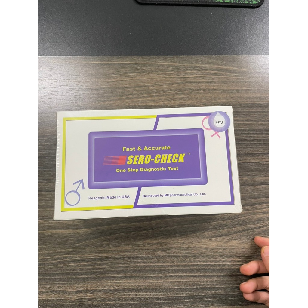 HỘP TEST THỬ HIV  SERO-CHECK CỦA MỸ 25 que