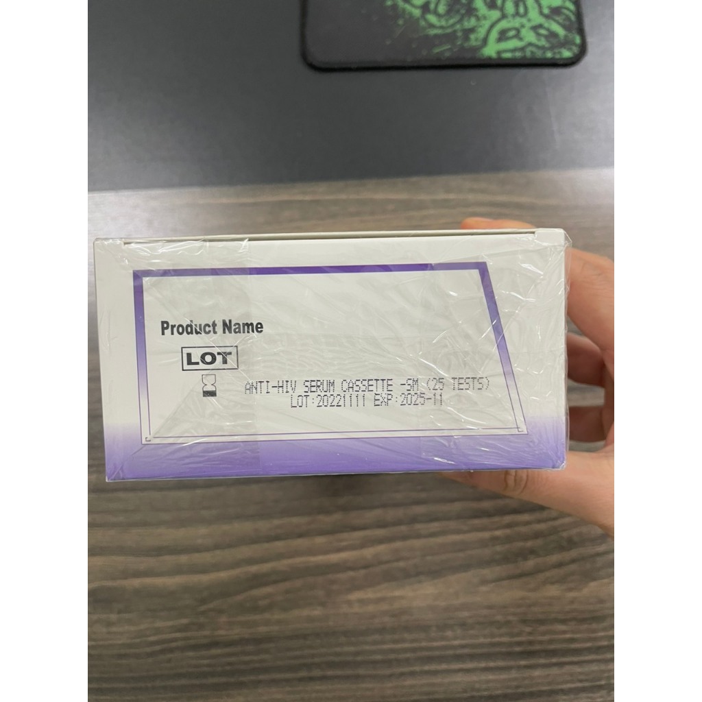 HỘP TEST THỬ HIV  SERO-CHECK CỦA MỸ 25 que