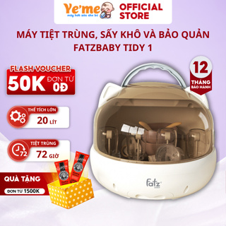 Máy úp bình sữa, tiệt trùng UVC, sấy khô và bảo quản Tidy 1 Fatz Baby