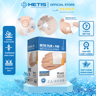 Set 10 miếng băng dán HETIS Film Pad chống nước và bảo vệ vết thương