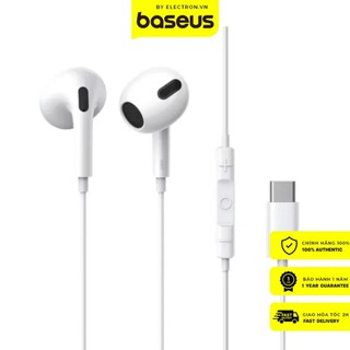 Tai nghe Type-C Baseus Encok lateral in-ear Wired Earphone C17 Cho Smartphone/Tablet