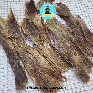 Khô bò sấy homemade beef jerky cho chó