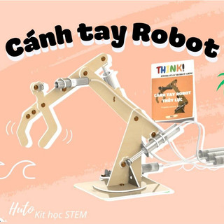 Đồ Chơi Cánh Tay Robot Thuỷ lực, STEM DIY