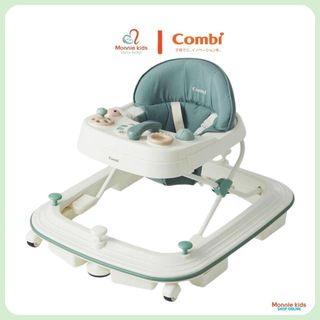 Xe tập đi cho bé Combi YA chịu lực 20kg, xe tập đi thiết kế xoay tròn 360 độ - Monnie Kids