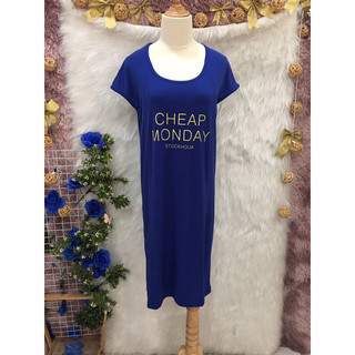 Đầm Thun Lụa Phom Suông 2 hand- Size S M