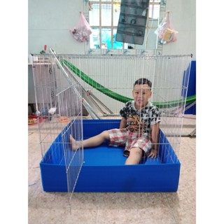 Lồng kẽm vuông 80V, 60V nan khít và nan thưa ráp sẵn