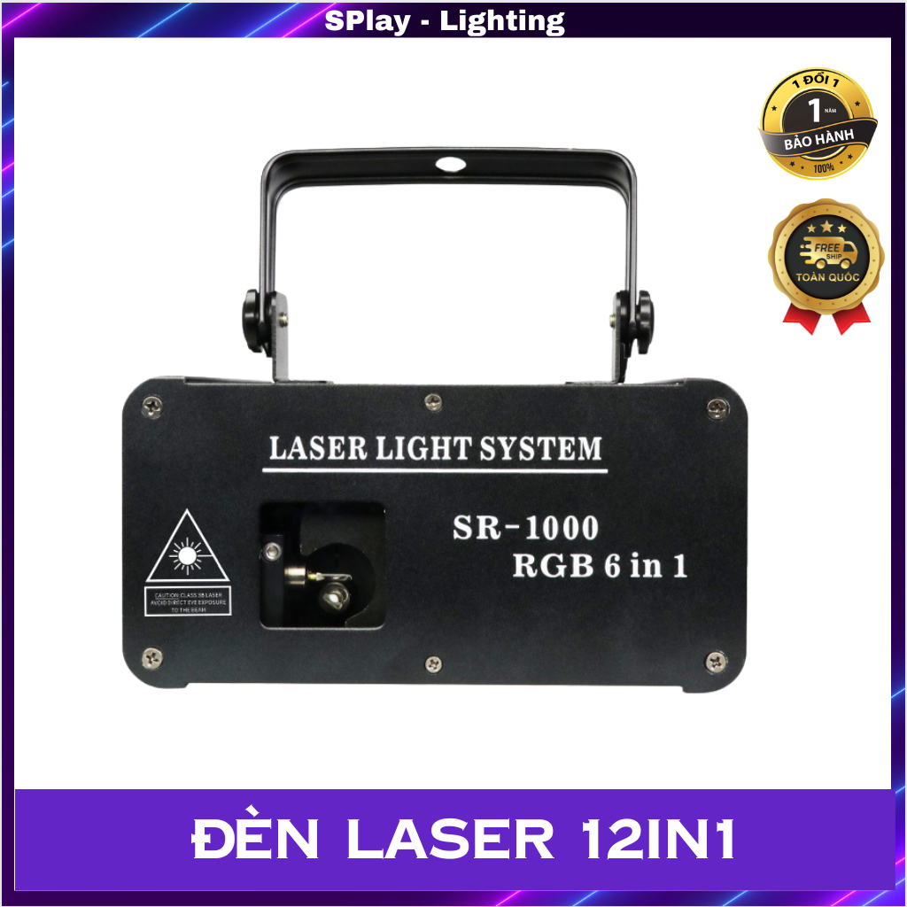 Đèn Bay Phòng 12in1 Laser Hình Vịt