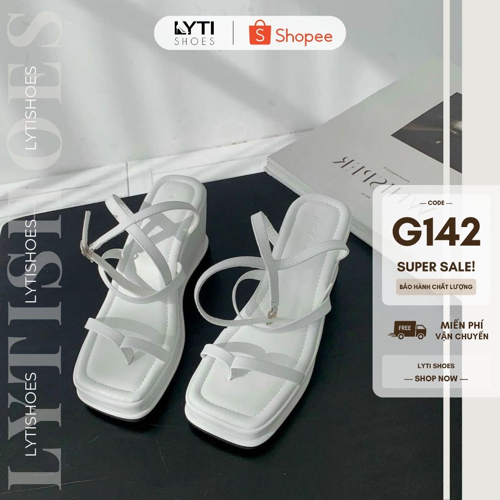 Sandal Đế Xuồng Nữ Dây Mảnh Thời Trang Lytishoes G142