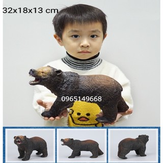Mô hình động vật rừng: Gấu Đen size To