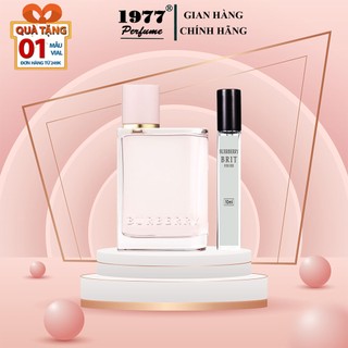 Nước hoa nữ burberry her edp - hương hoa cỏ trái cây thơm mát ngọt ngào nữ tính chiết 10ml